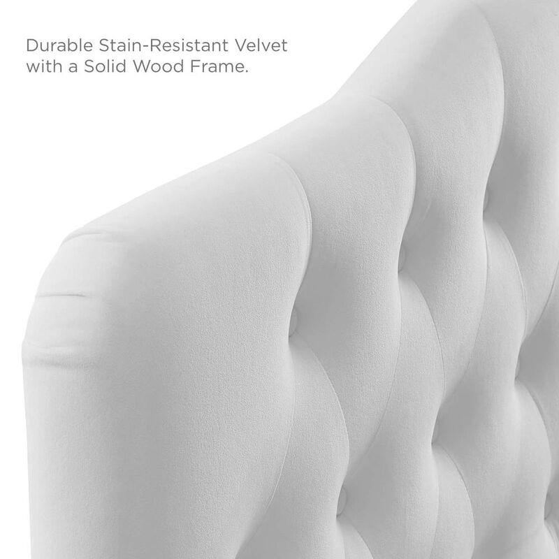 Annabel King Diamond Tufted Performance Velvet Headboard image number 5
