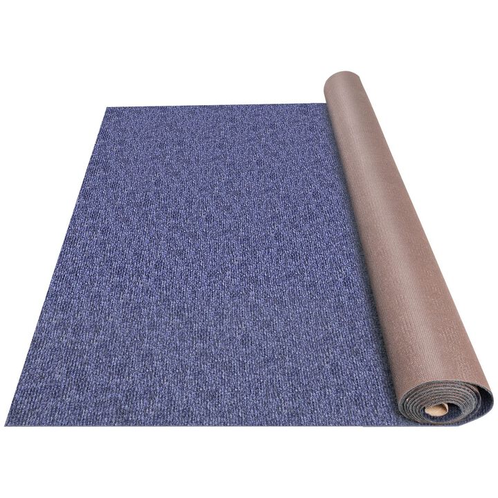 Happybuy Deep Blue Carpet 6 ft x 13.1 ft Marine Carpeting Marine Grade Carpet for Boats with Waterproof Back for Outdoor Patio P