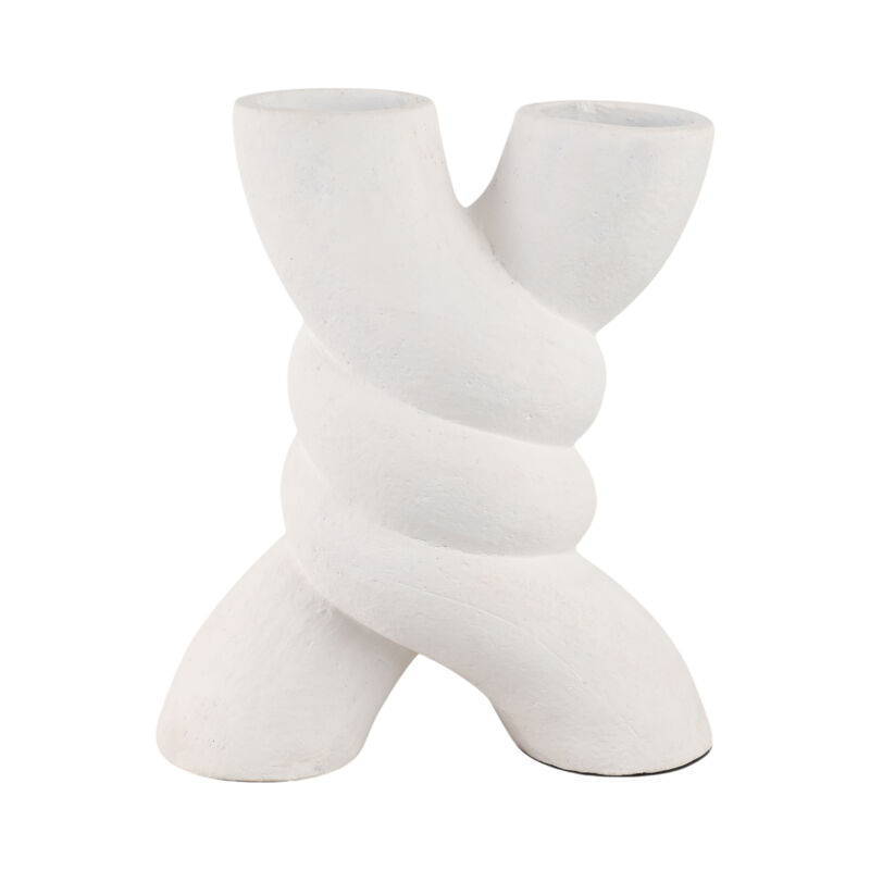 Twisted X Terracotta Vase image number 0