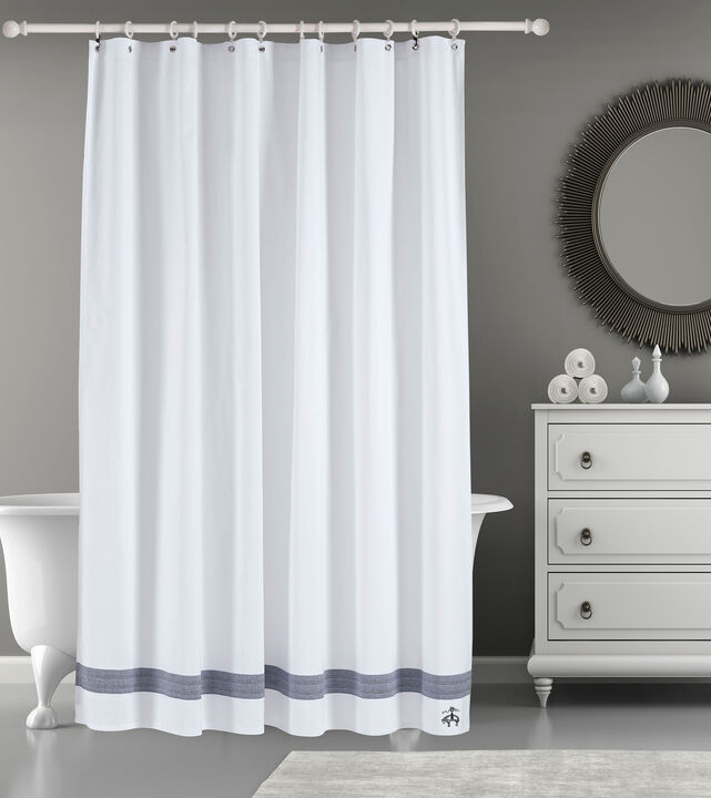 Brooks Brothers Ottoman Rolls Shower Curtain
