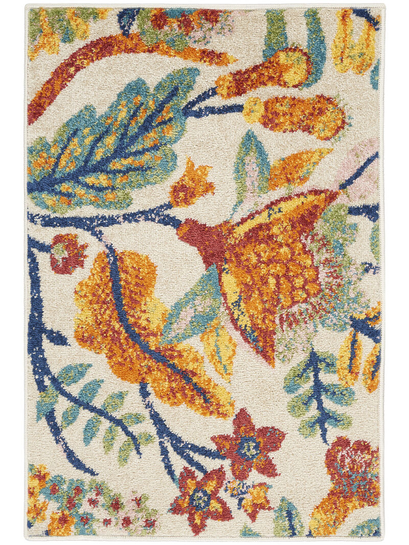 Allur ALR09 Ivory/Multicolor 2' x 3' Rug