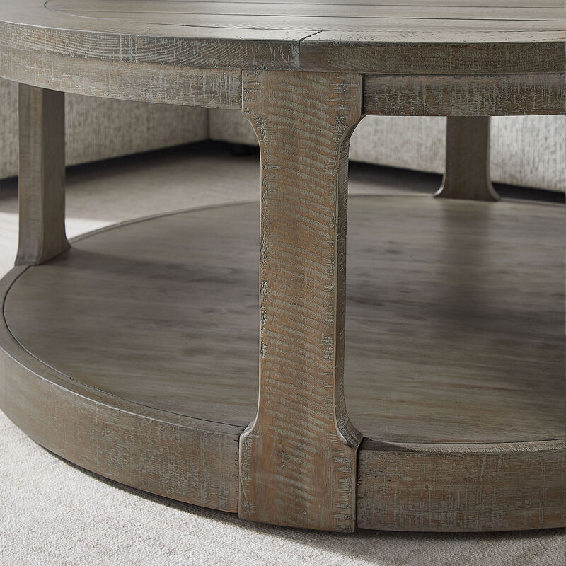 Votnix 2‑Tier Round Coffee Table image number 4