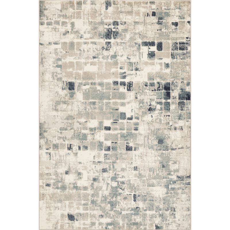 Heritage 9369 Beige/Blue Wonder Area Rug, Size - 3'3 x 4'11