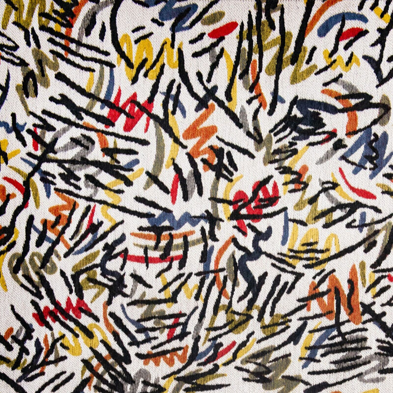 HomeRoots Abstract Non Skid Area Rug image number 3