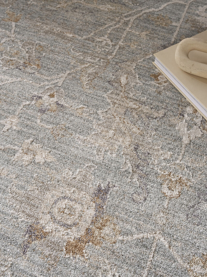 Infinite IFT01 Blue/Ivory 5'3" x 7'8" Rug