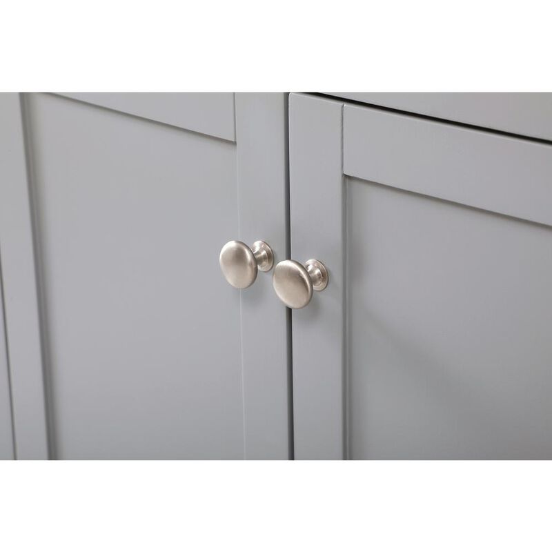 Elegant Kitchen and Bath 60 inch double bathroom vanity in grey