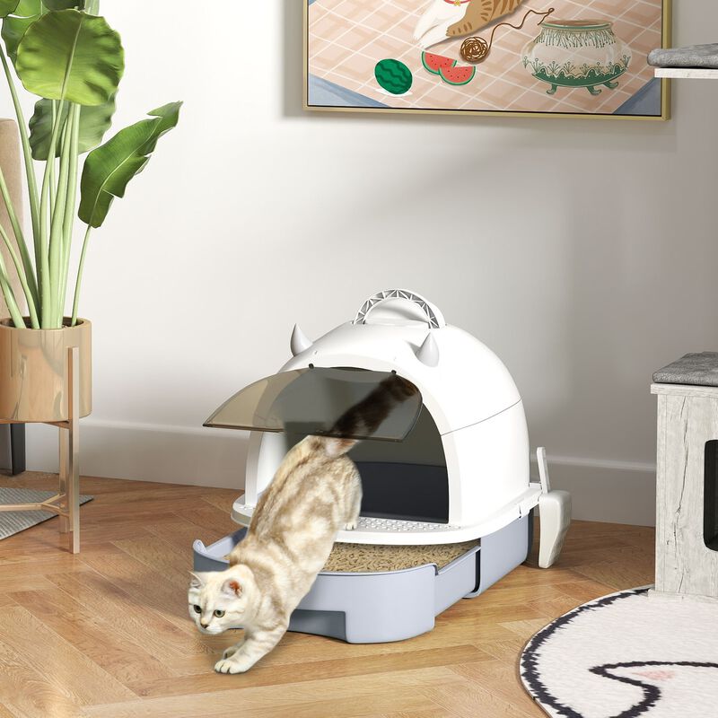 Wooden Cat Litter Box Cabinet for Neat and Stylish Pet Area image number 6