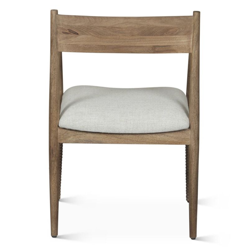 World Interiors Provence 22" Upholstered Dining Chair in Brown image number 2
