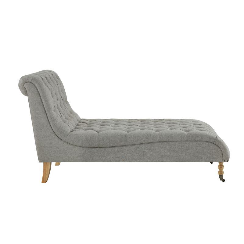 Rustic Manor Tanya Linen Chaise Lounge.