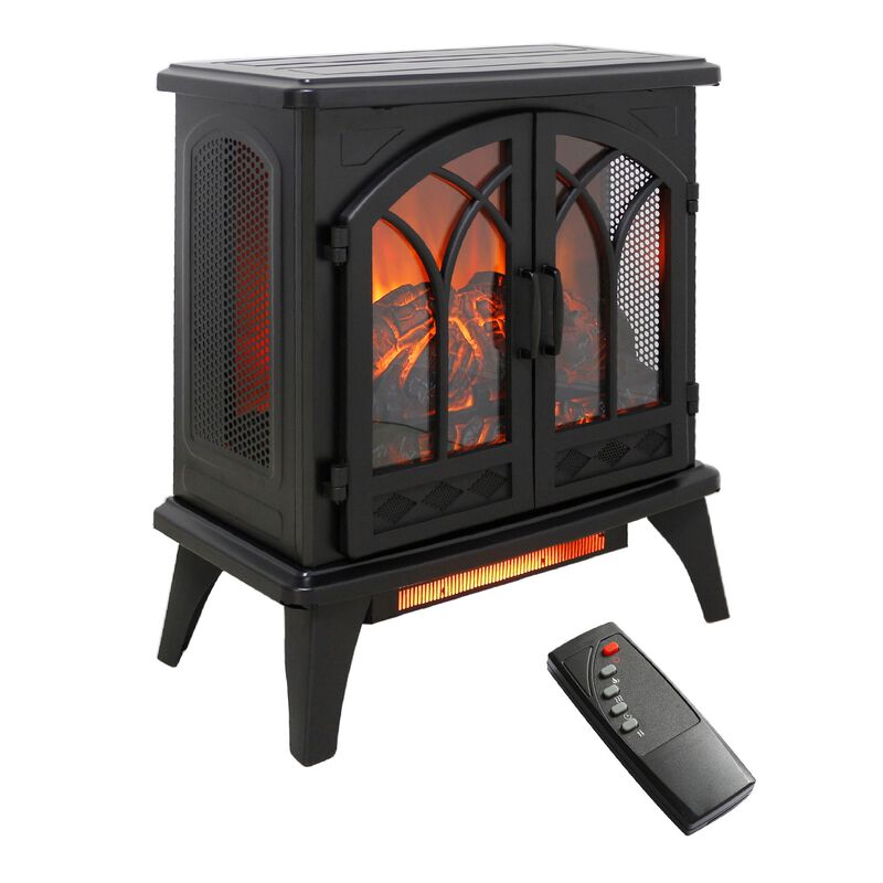 MONDAWE 24 Inch 3D Infrared Electric Stove With Remote Control