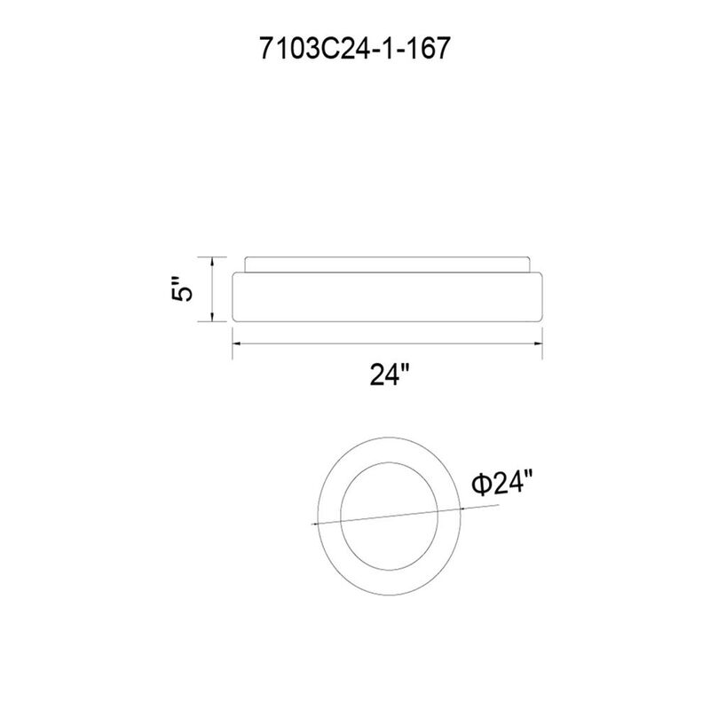 CWI Lighting Arenal LED Drum Shade Flush Mount With Gray & White Finish