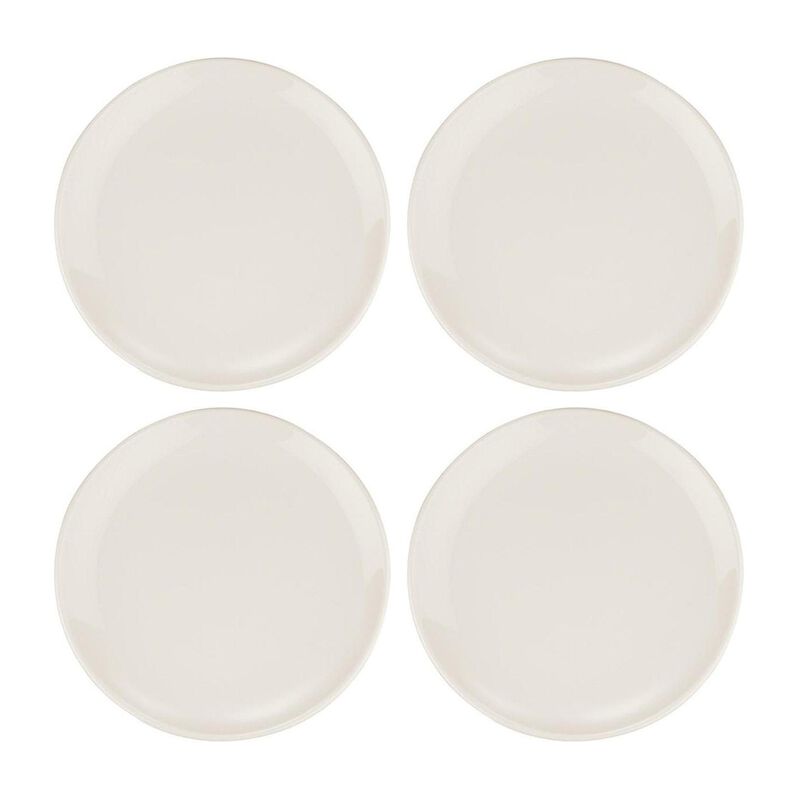 Gourmet dia.10.5" Round Warm White Vitrified Plate (Set of 4) image number 0
