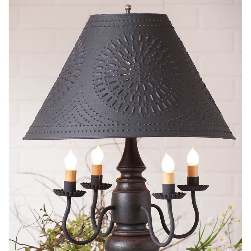 Harrison Lamp In Americana Black With Shade image number 2