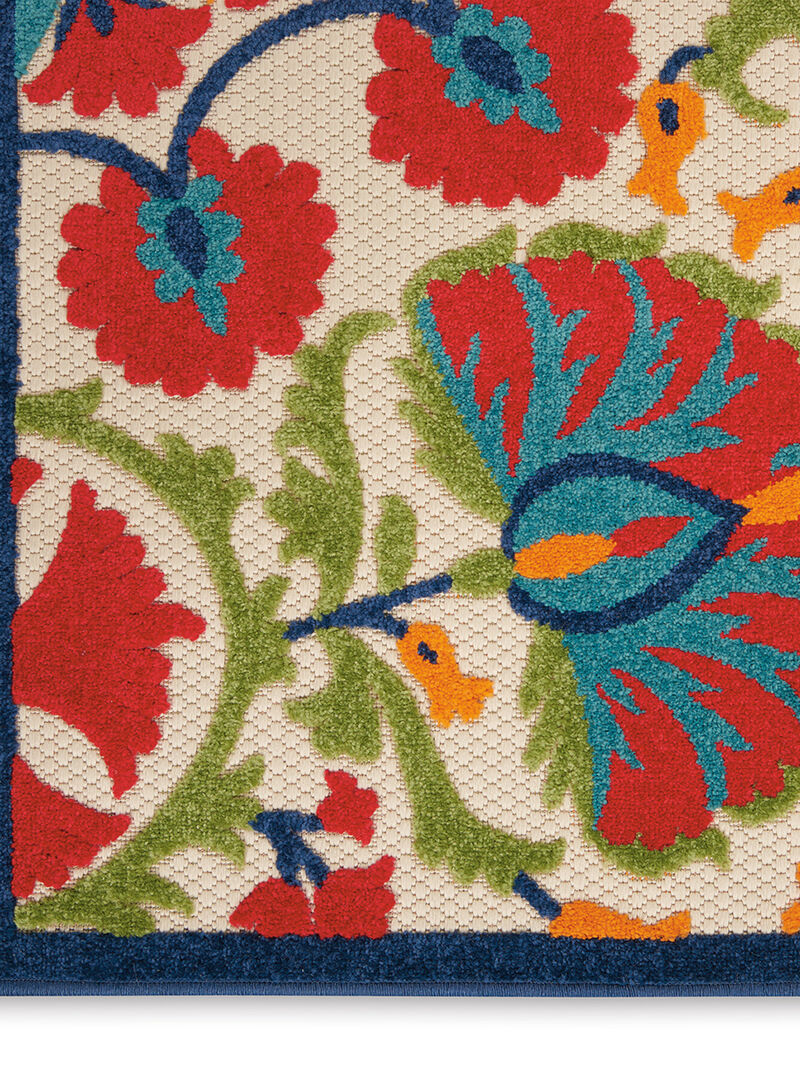 Aloha ALH20 Red/Multicolor 7' x 10' Rug