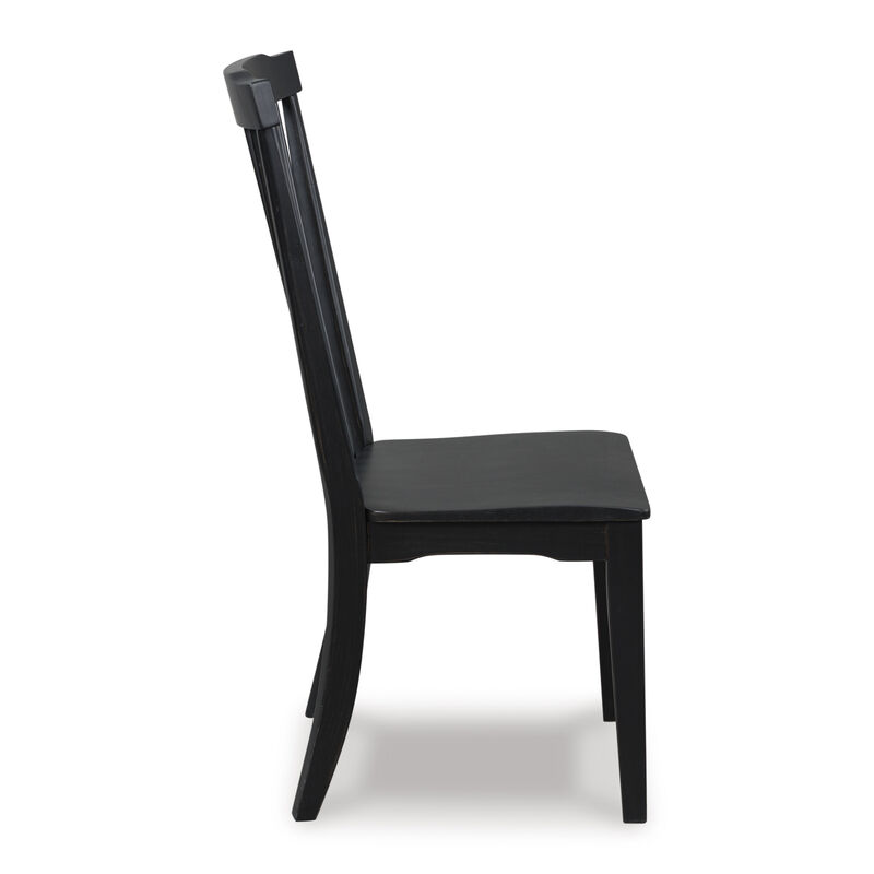 Chatworth Black Rack Back Side Chair