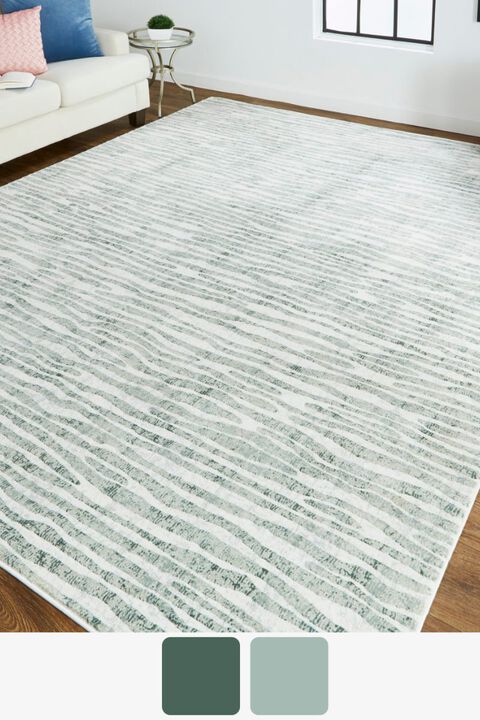 Atwell 3218F Gray 2'8" x 10' Runner Rug