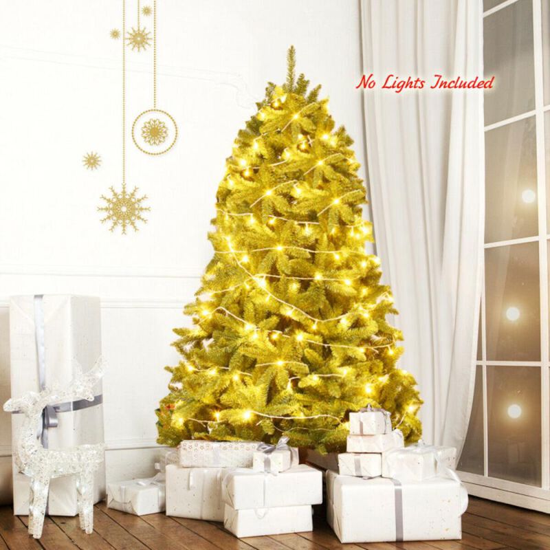 Hivvago 6 Feet Unlit Artificial Christmas Tree with 1250 Branch Tips