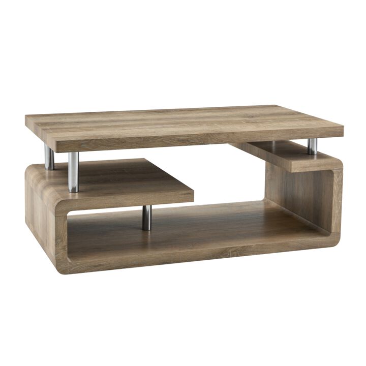 Petcon Three-Tier MDF Coffee Table