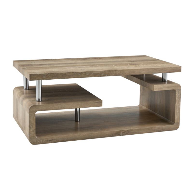 Petcon Three-Tier MDF Coffee Table image number 0