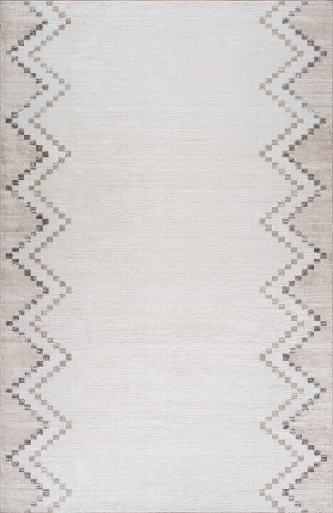 HomeRoots Abstract Distressed Area Rug