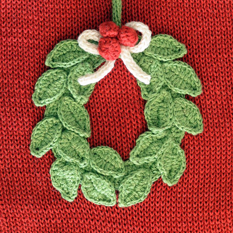 Wreath Stocking image number 2