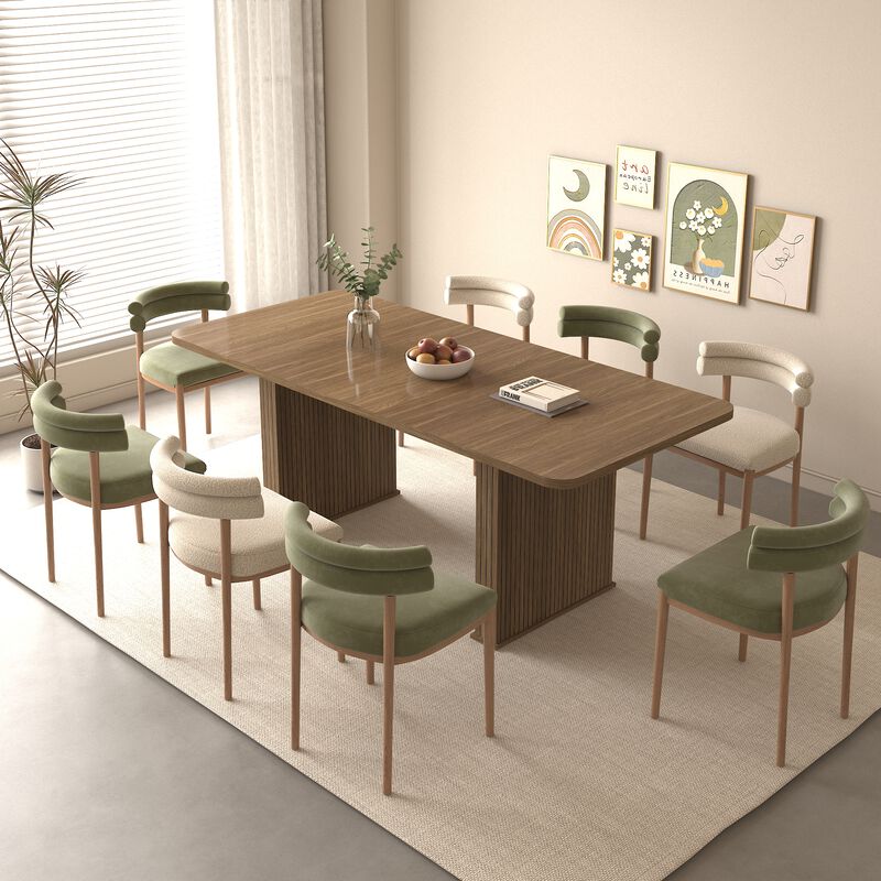 Scimla Modern Extendable Rectangular Dining Table image number 3