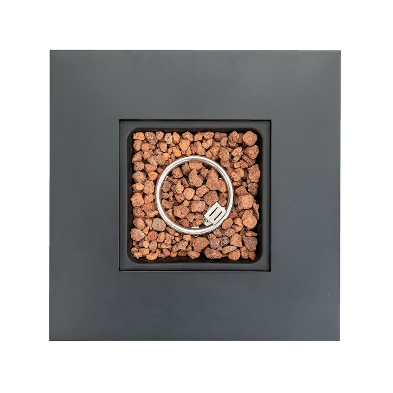 28" Propane Gas Fire Pit Table, 50000 BTU Square Steel Fire Pit for Outside Patio Deck Garden Courtyard image number 7