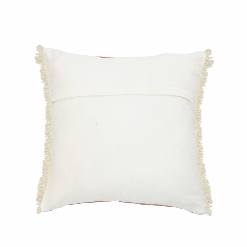 Cotton Abstract Zippered Throw Pillow &ndash; Stylish Decorative Cushion for Living Room, Bed, or Chair