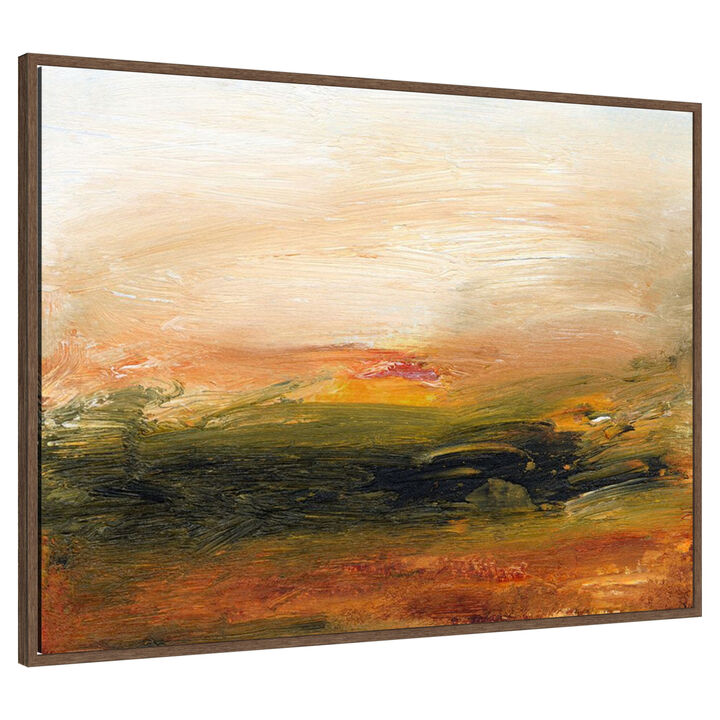 Lingering Light I by Sharon Gordon Framed Canvas Wall Art