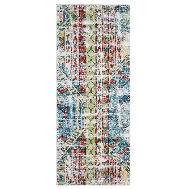 RUGSOTIC CARPETS MACHINE MADE HEATSET POLYPROPYLENE AREA RUGS  - Runner Shape, Contemporary Modern Design, Midium Pile Machine Made Area Rugs (M00057) image number 0