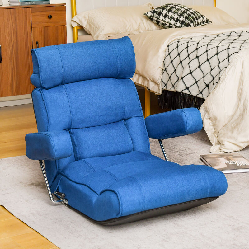 Adjustable Folding Sofa Chair with 6 Position Stepless Back