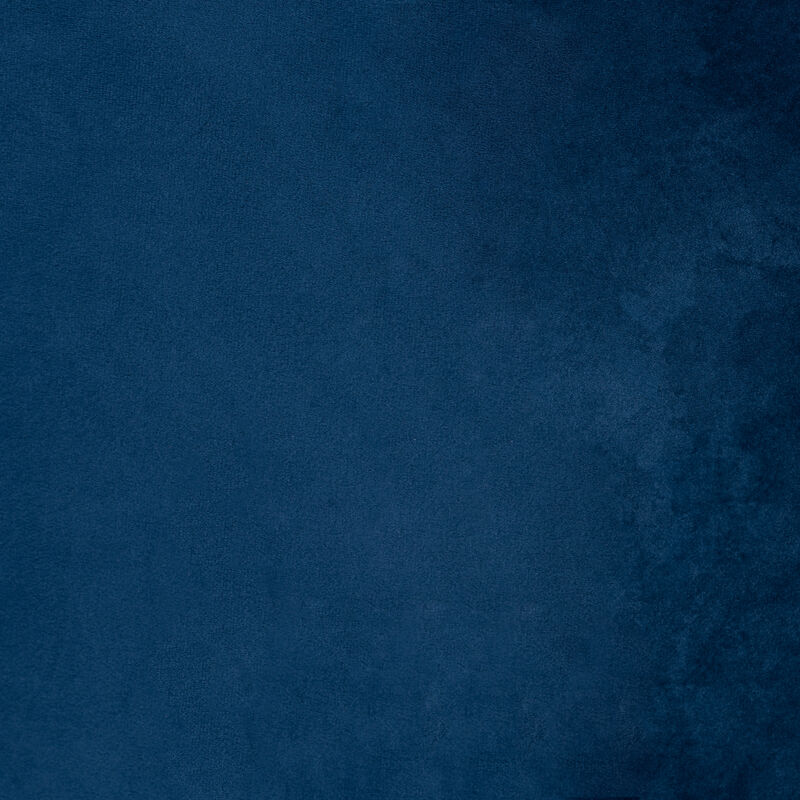 Baxton Studio Honora Navy Blue Velvet Fabric and Silver Metal 2-Piece Dining Chair Set