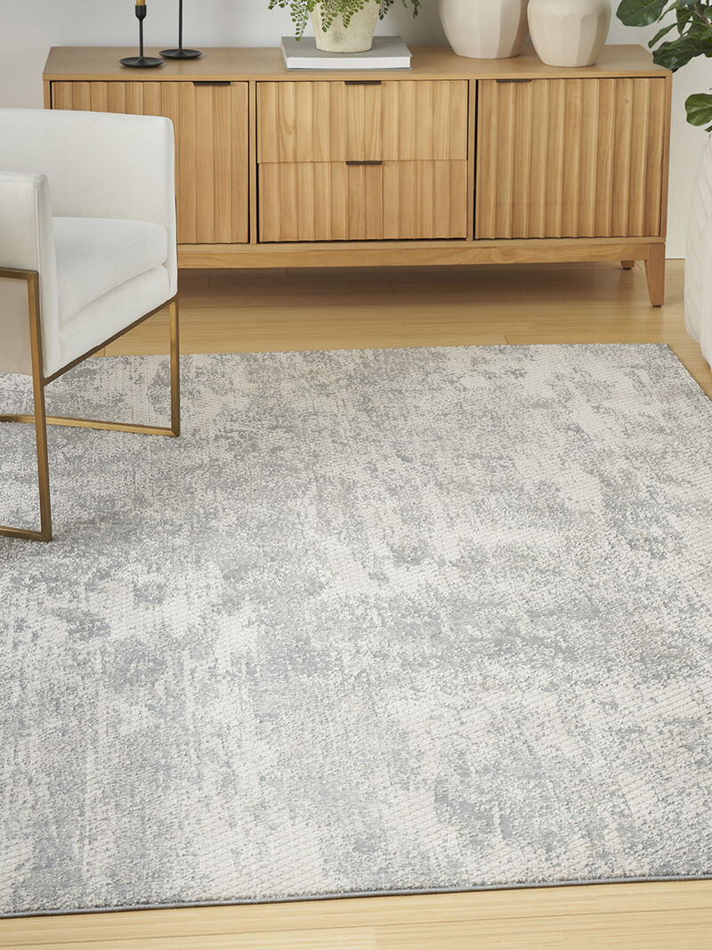 Exhale EXL01 Light Gray 5'3" x 7'3" Rug