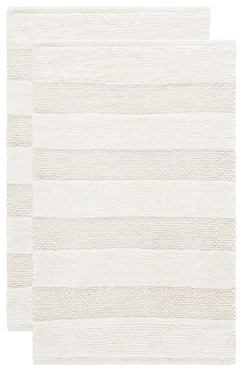 Harper Textured Striated PMB901 Set of 2 Bathmat image number 0