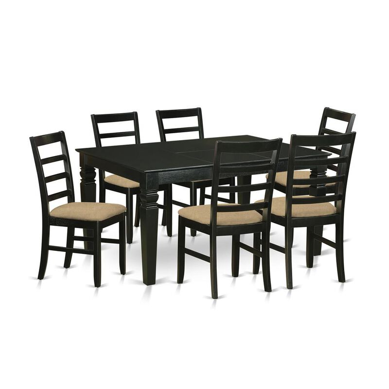 7 Pc dinette set for 6-Dining Table and 6 dinette Chairs
