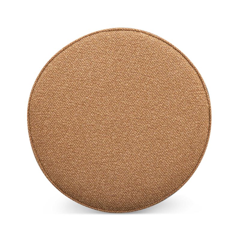 TOV Furniture Pookie Golden Brown Heavy Texture Fabric Stool image number 4