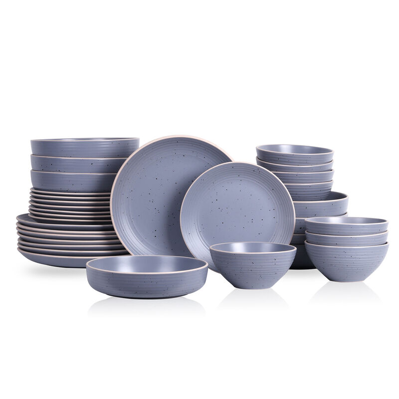 Stone Lain Lauren Stoneware 32 Piece Dinnerware Set
