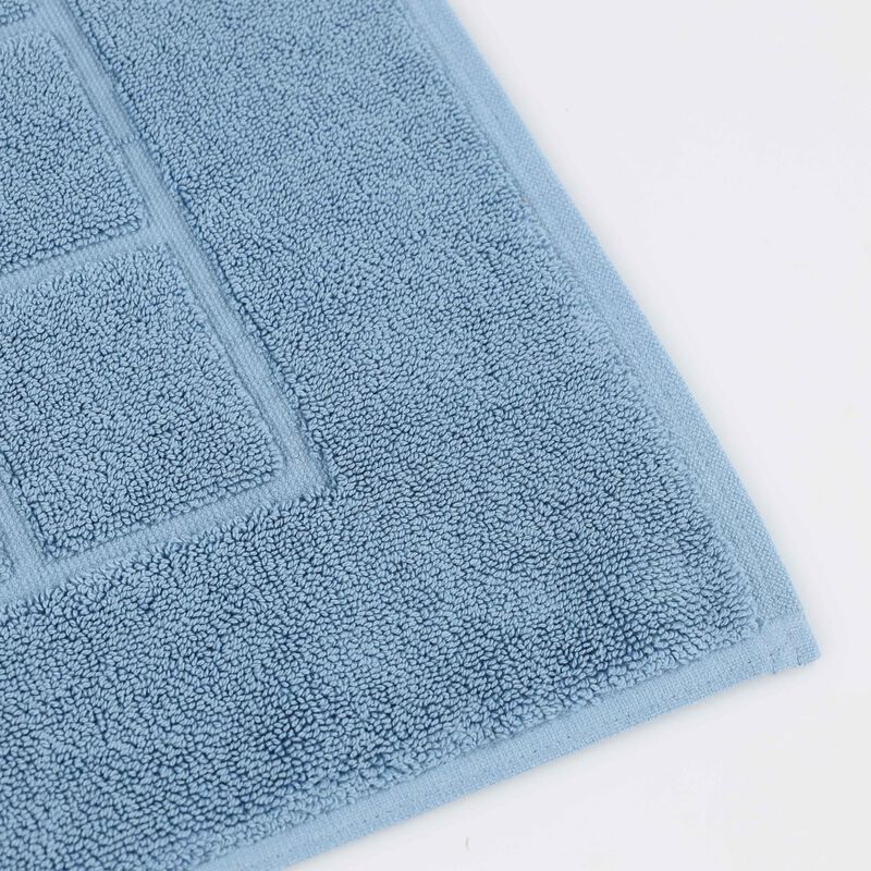 Washable Cotton Checkered Bath Rug Set of 2 for Bathrooms image number 1