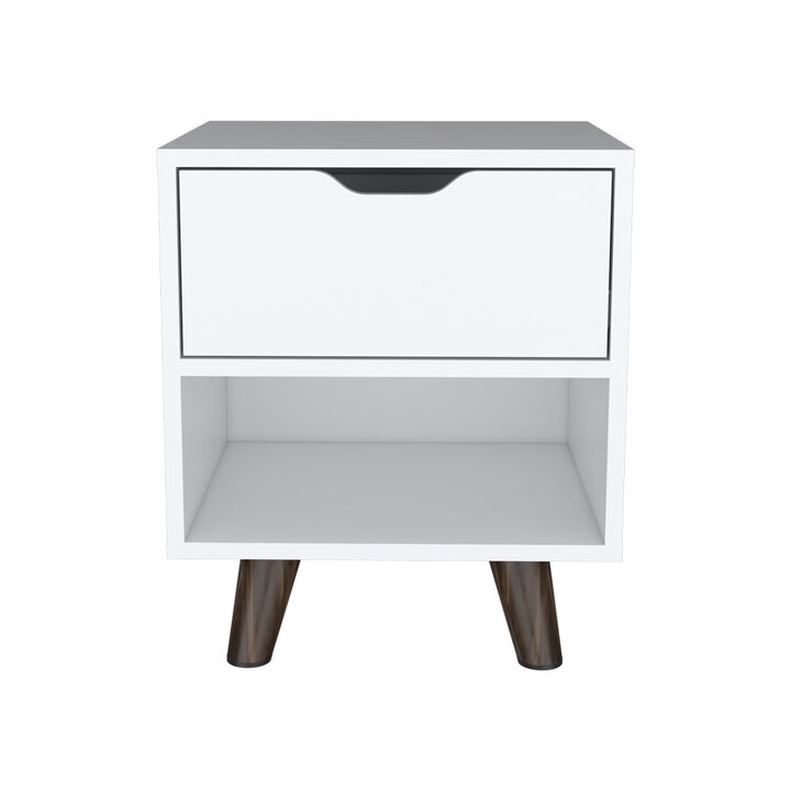 Streamdale Nightstand Carleen, Bedroom, White