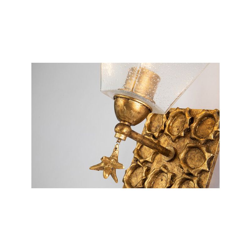 Lucas McKearn Star 1-Light Wall Sconce In Gold