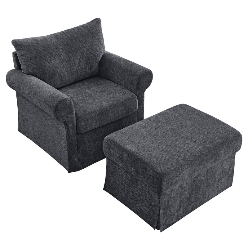 Nogbuf Chenille Accent Chair image number 8