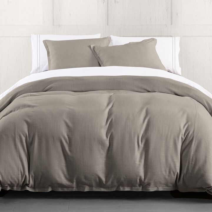 Hera Taupe King Duvet Cover Set