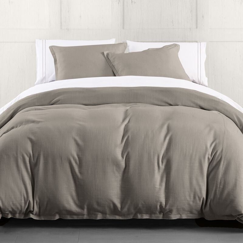 Hera Taupe King Duvet Cover Set image number 0