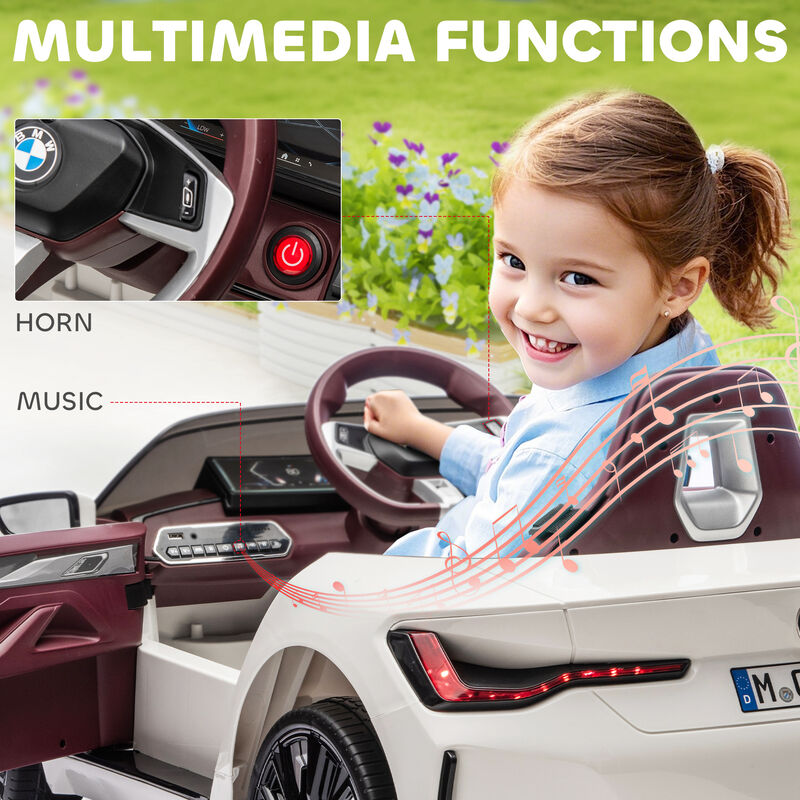 BreeBe 12V Electric Car for Kids with 2.4G Remote Control, Suspension image number 6