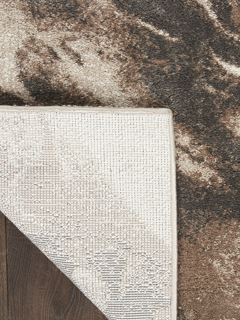 American Manor AMR03 Ivory/Mocha 3'11" x 5'11" Rug