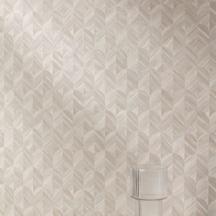 Surfaces Geometric All-over Brown Wallpaper SF3234
