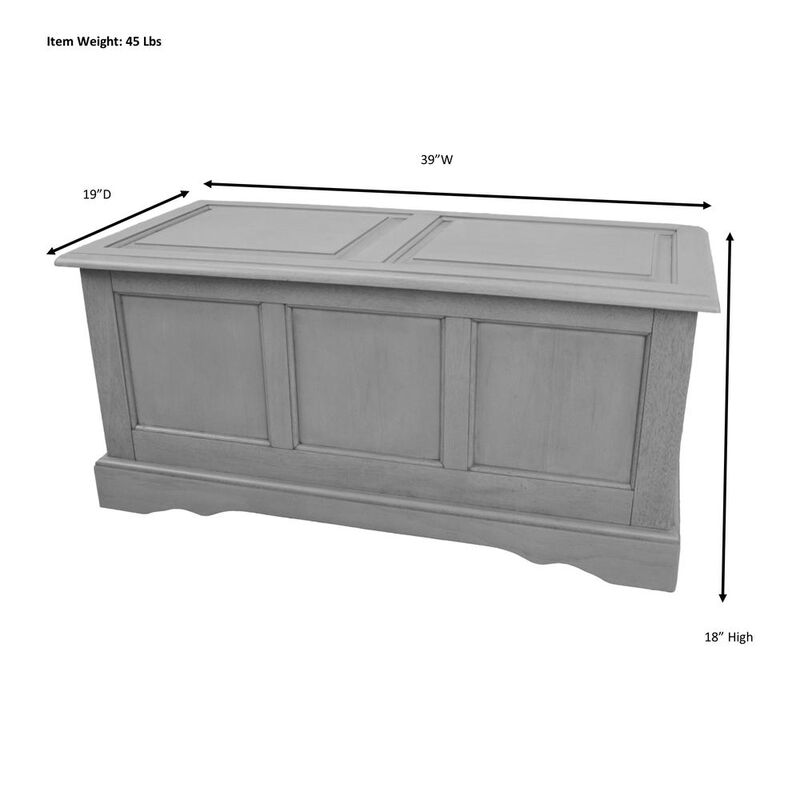 Carolina Living Camden Blanket Chest - Chestnut