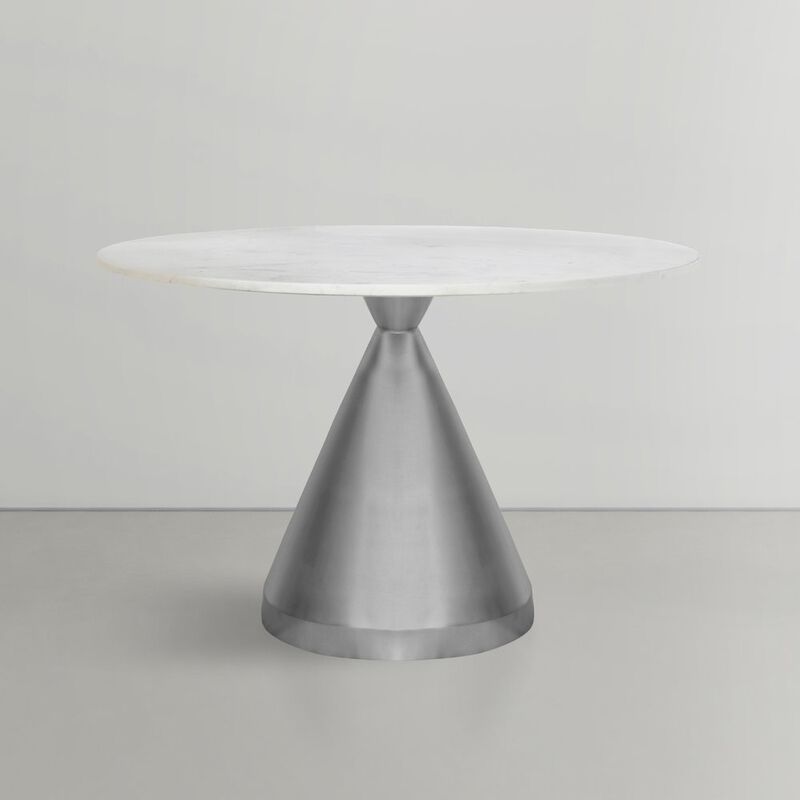 Meridian Furniture Emery White Marble Dining Table