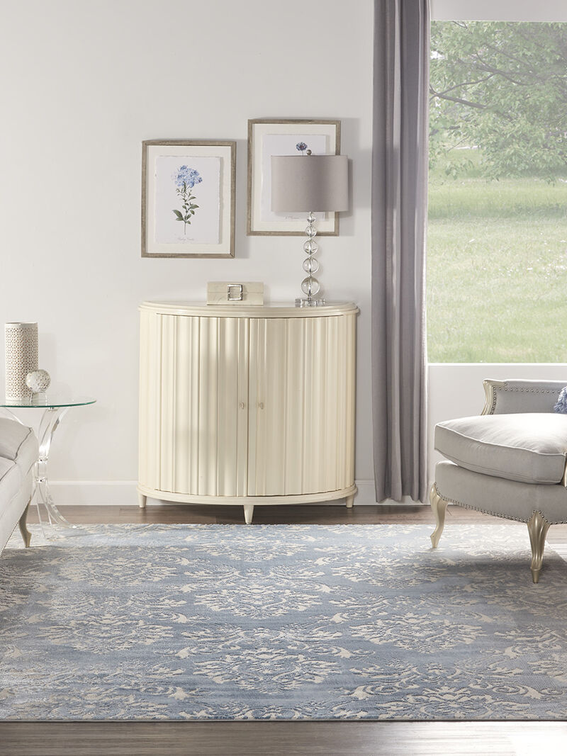 Elation ETN03 Ivory/Blue 9' x 12' Rug