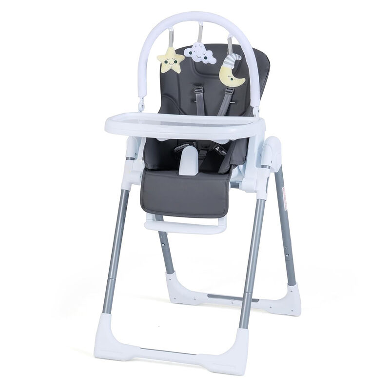 Compact Baby High Chair with Adjustable Height and Reclining Backrest image number 0